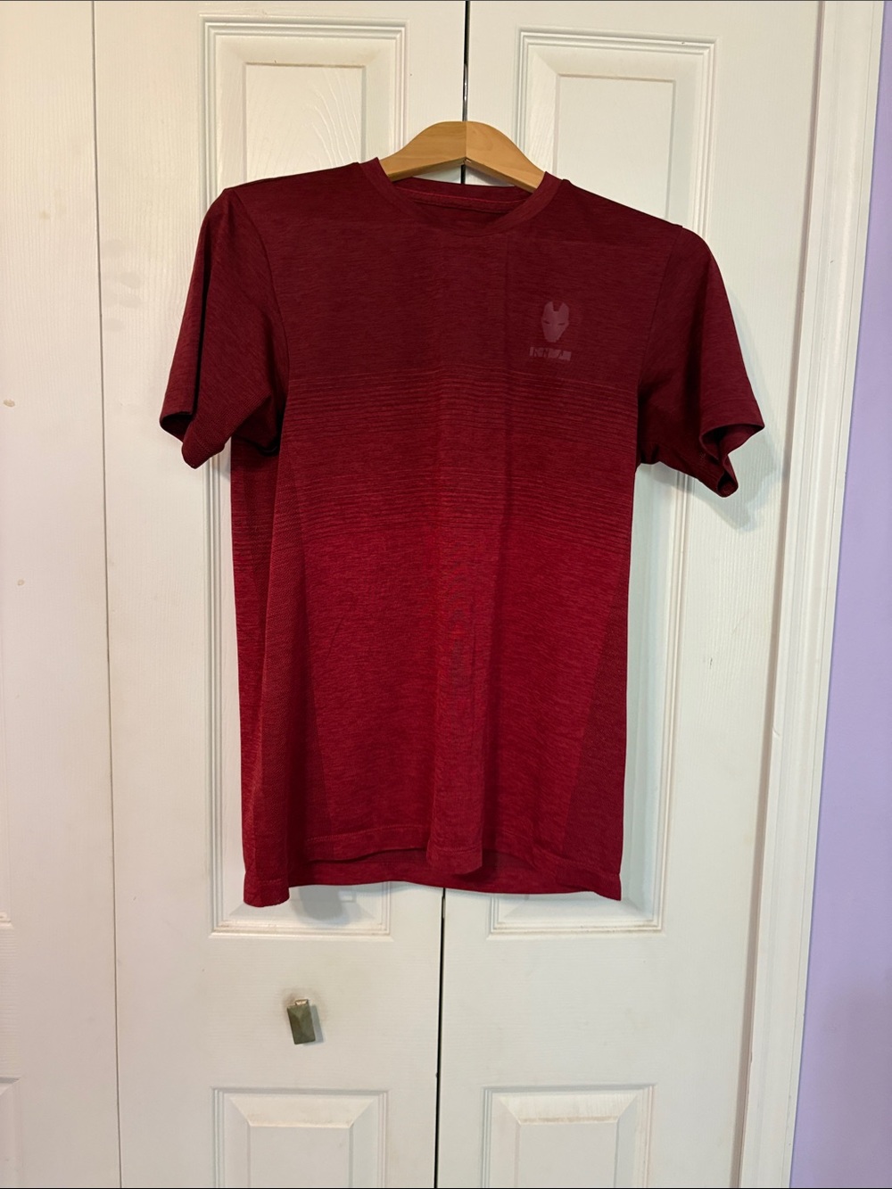 Men's Maroon Ironman Dri-fit Tee - Uniqlo